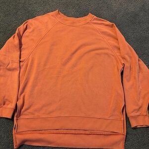American Eagle Women's Orange Sweatshirt
